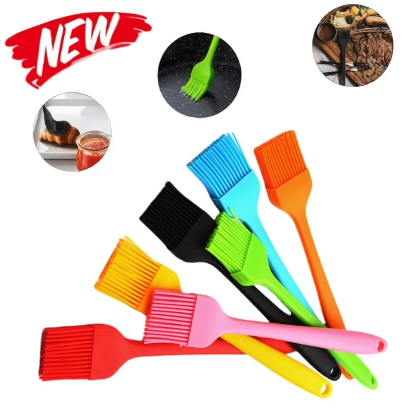Kitchen Baking Brush - Silicone Barbeque Brush Heat Resistant Oil