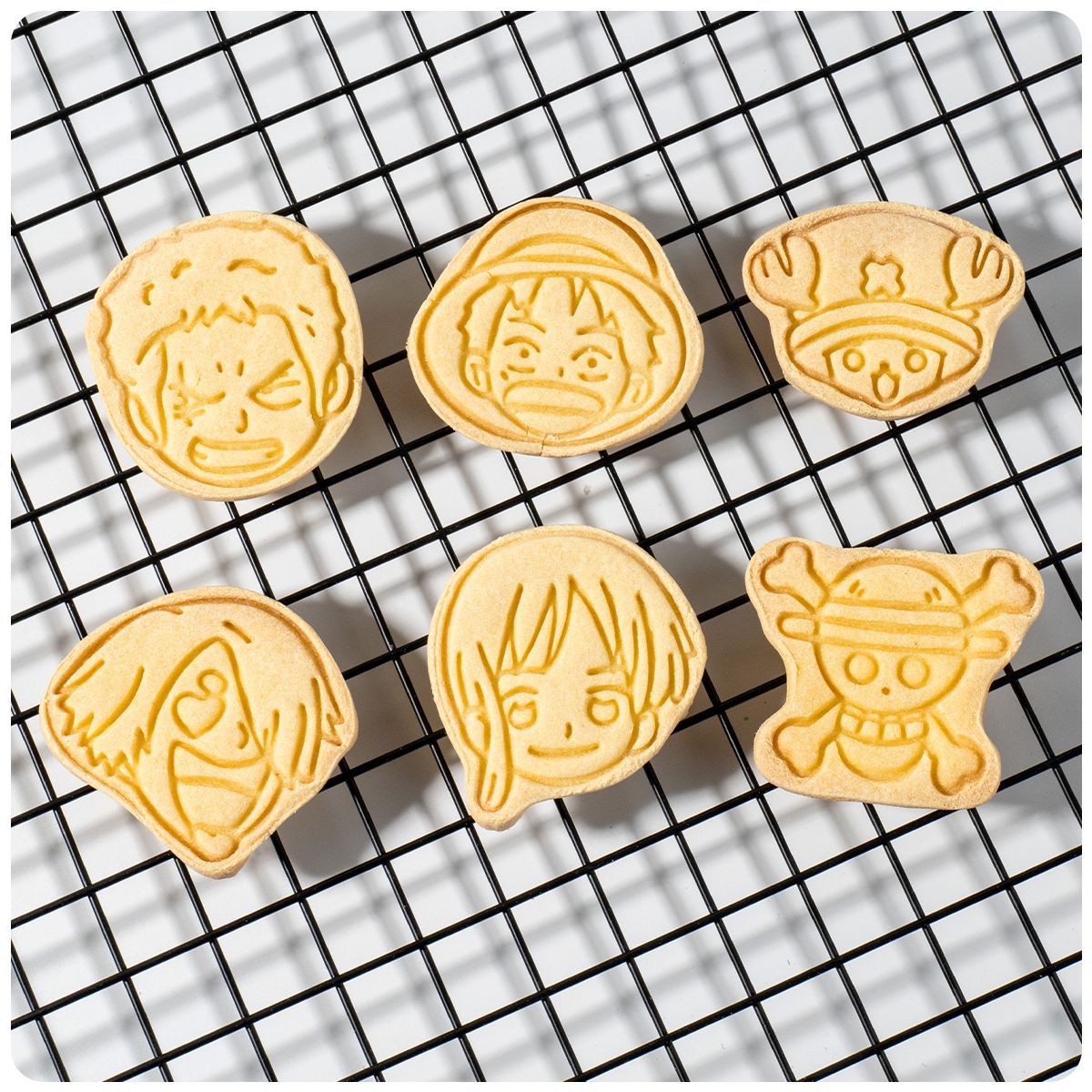 Kitchen Baking Items - Anime One Piece Cookie Cutter Set