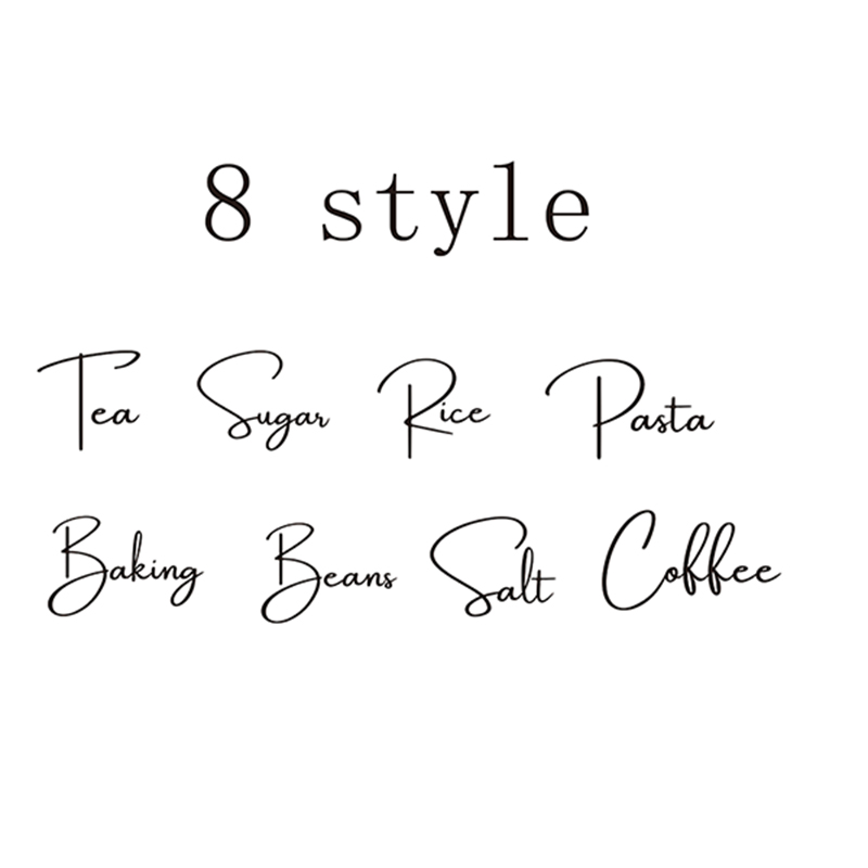 Kitchen Baking Canisters - 8 Chiếc Bếp Tổ Chức Ống