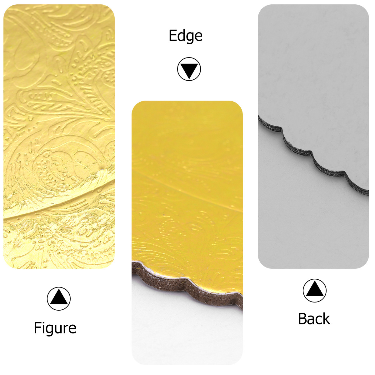 Cake Board Round - 10Pcs Round Food Grade Paper Cake