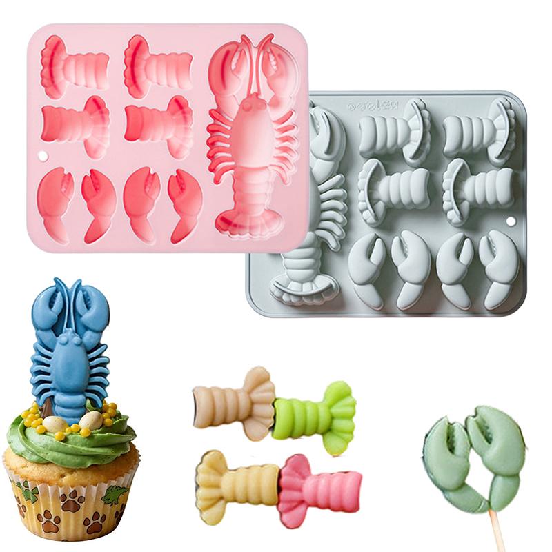 Kitchen And Baking Tools - Lobster Silicone Chocolate Mold Flexible Baking