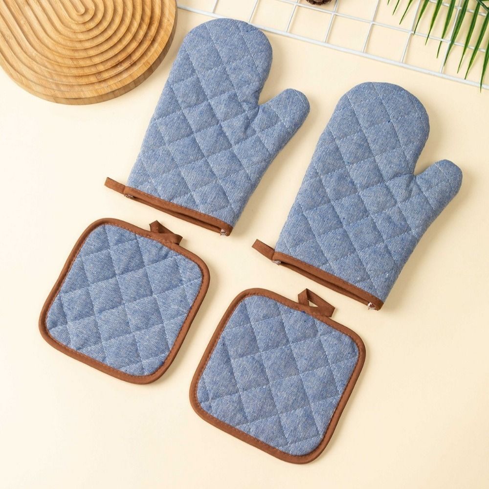 Kitchen Baking Gloves - 2 pcs Anti Scald Oven Gloves