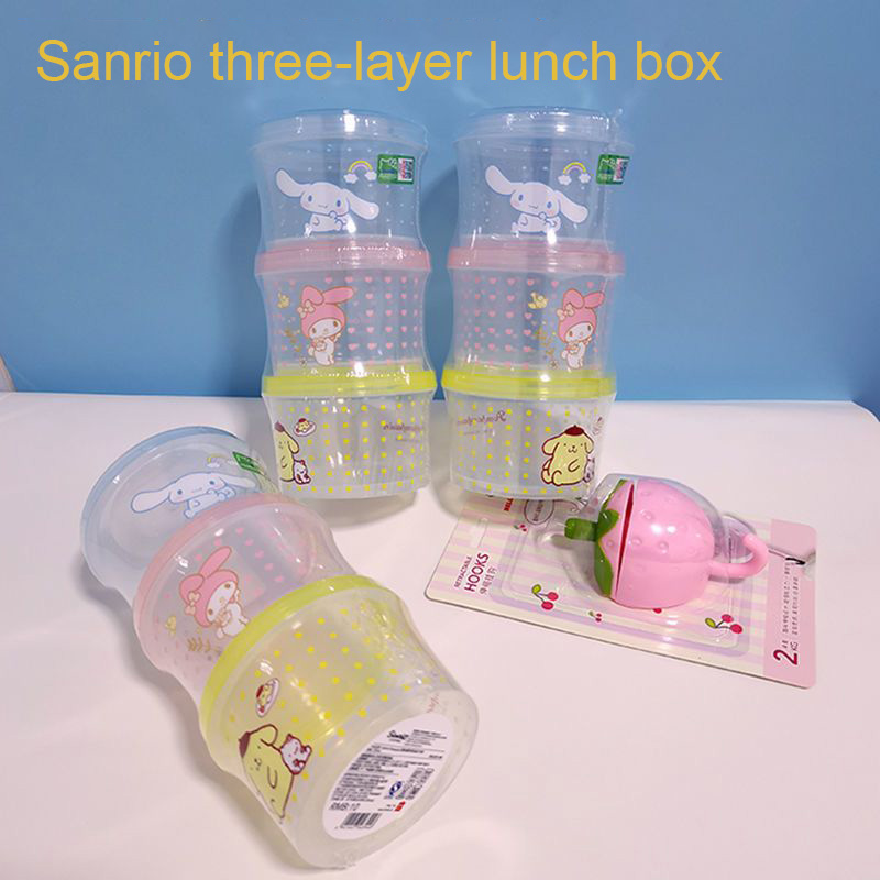 Kitchen Baking Tins - Kitty Bento Box Set 3 Pieces