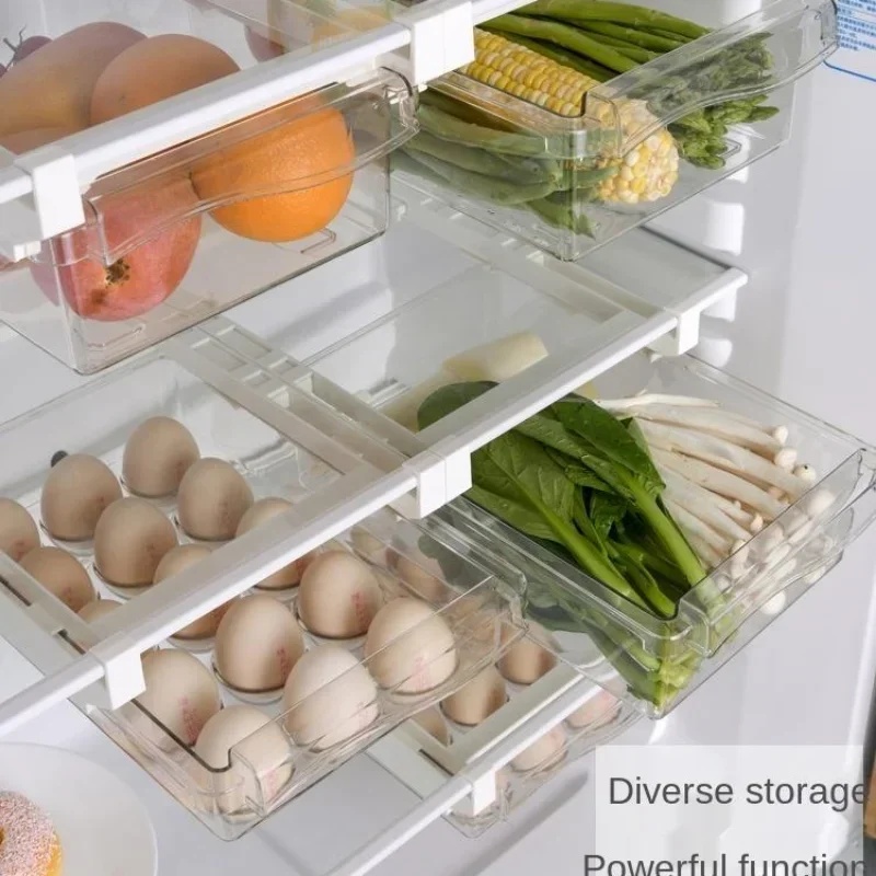 Hanging Pull Out Fridge Drawer - đánh giá và giá Kitchen Baking Tray Storage