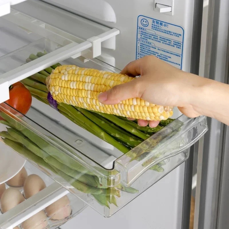 Hanging Pull Out Fridge Drawer - đánh giá và giá Kitchen Baking Tray Storage
