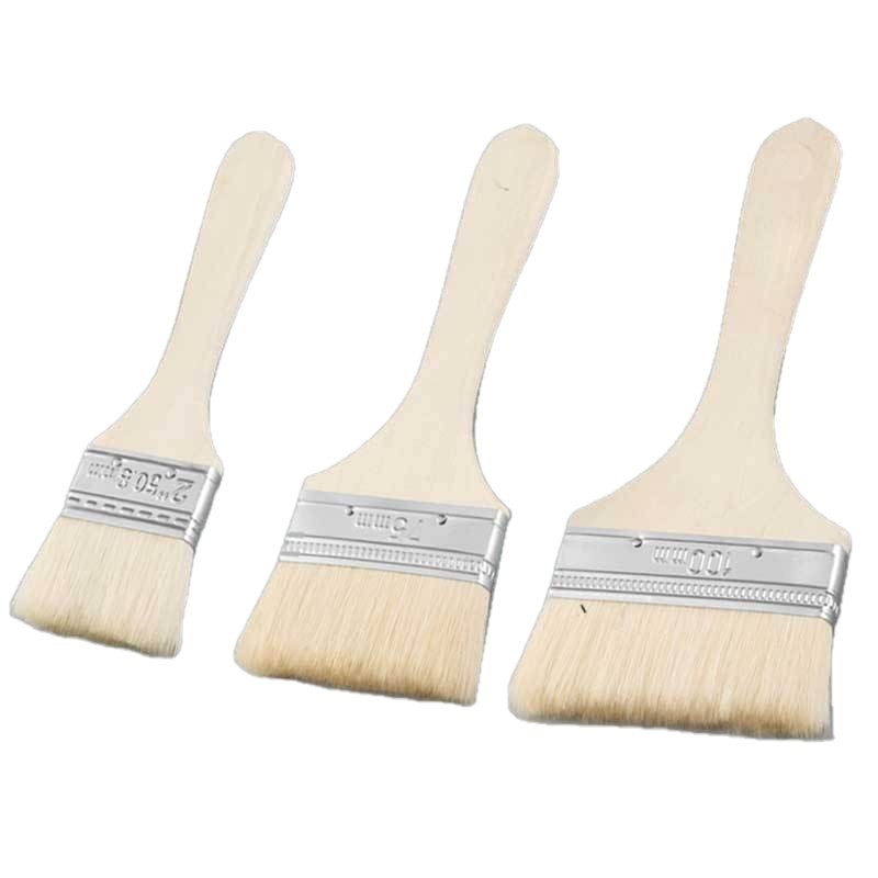 Wooden Handle Wool Brush Soft  - đánh giá và giá Kitchen Baking Brush