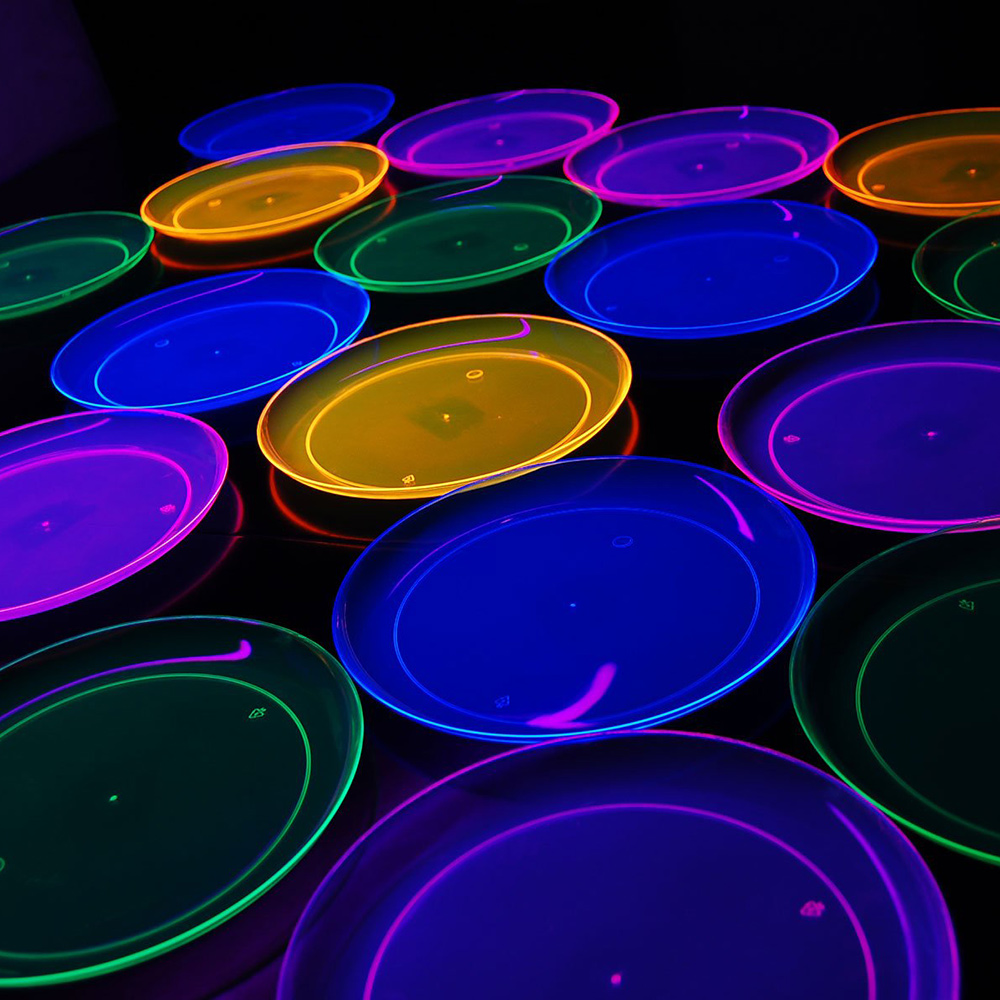 32 Pcs Neon Black Light Party  - đánh giá và giá Cake Board Round