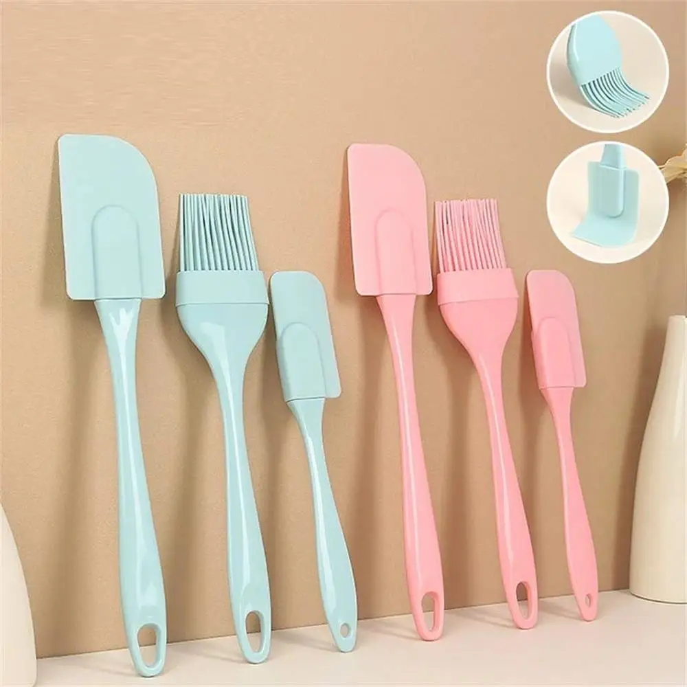 3Pcs Non-Stick Silicone Cream  - đánh giá và giá Kitchen Baking Brush