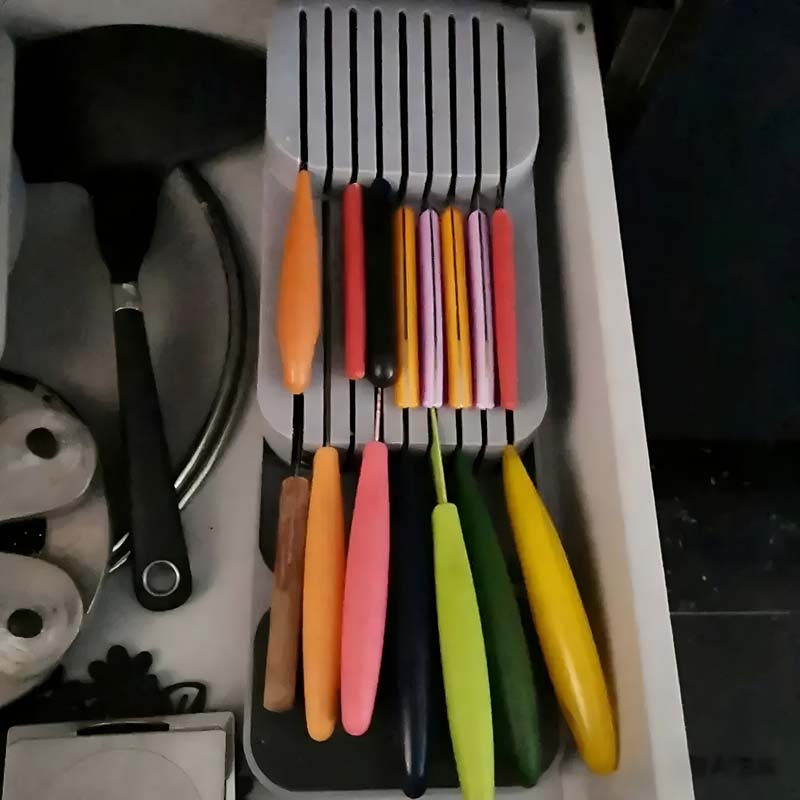 Practical Drawer Knife Storage - đánh giá và giá Kitchen Baking Tray Storage