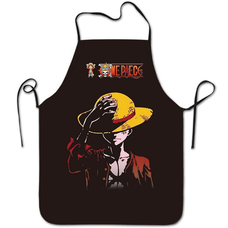 One Pieces Luffy Apron Printed - đánh giá và giá Kitchen Baking Items