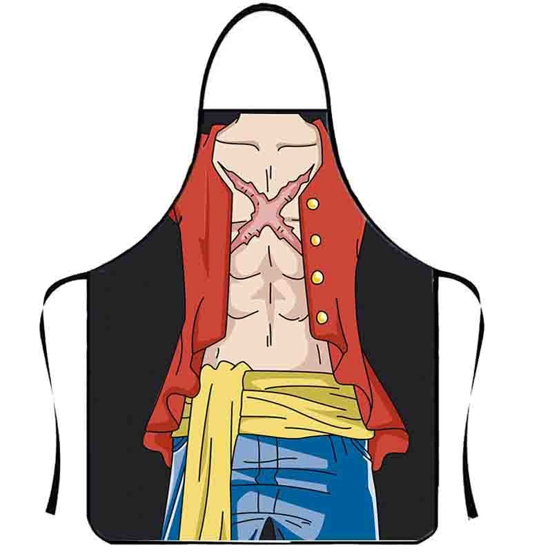 One Pieces Luffy Apron Printed - đánh giá và giá Kitchen Baking Items