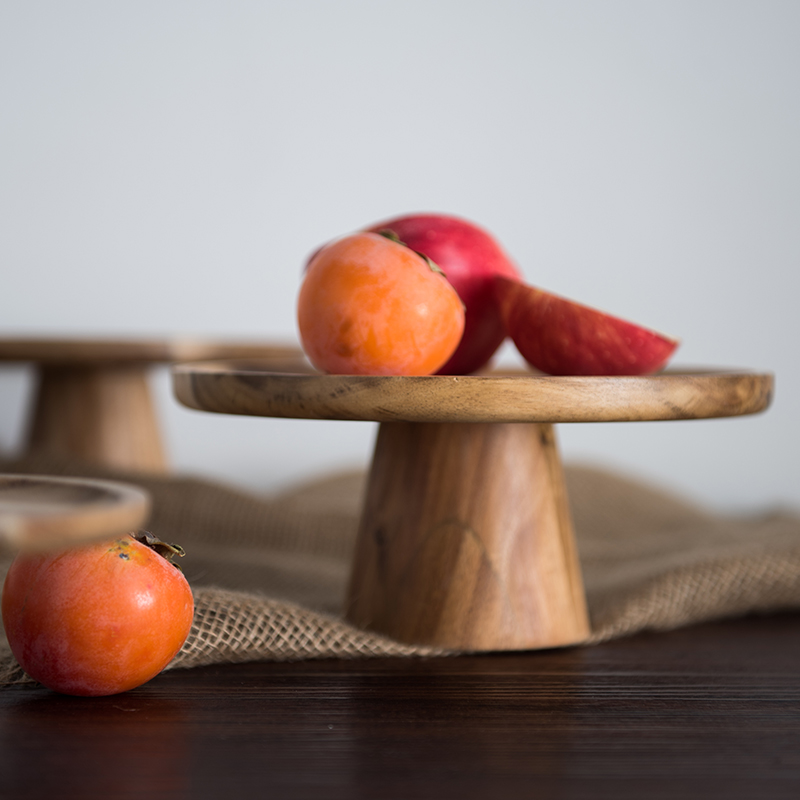 KEMORELA High Stand Wooden Cak - đánh giá và giá Cake Board Round