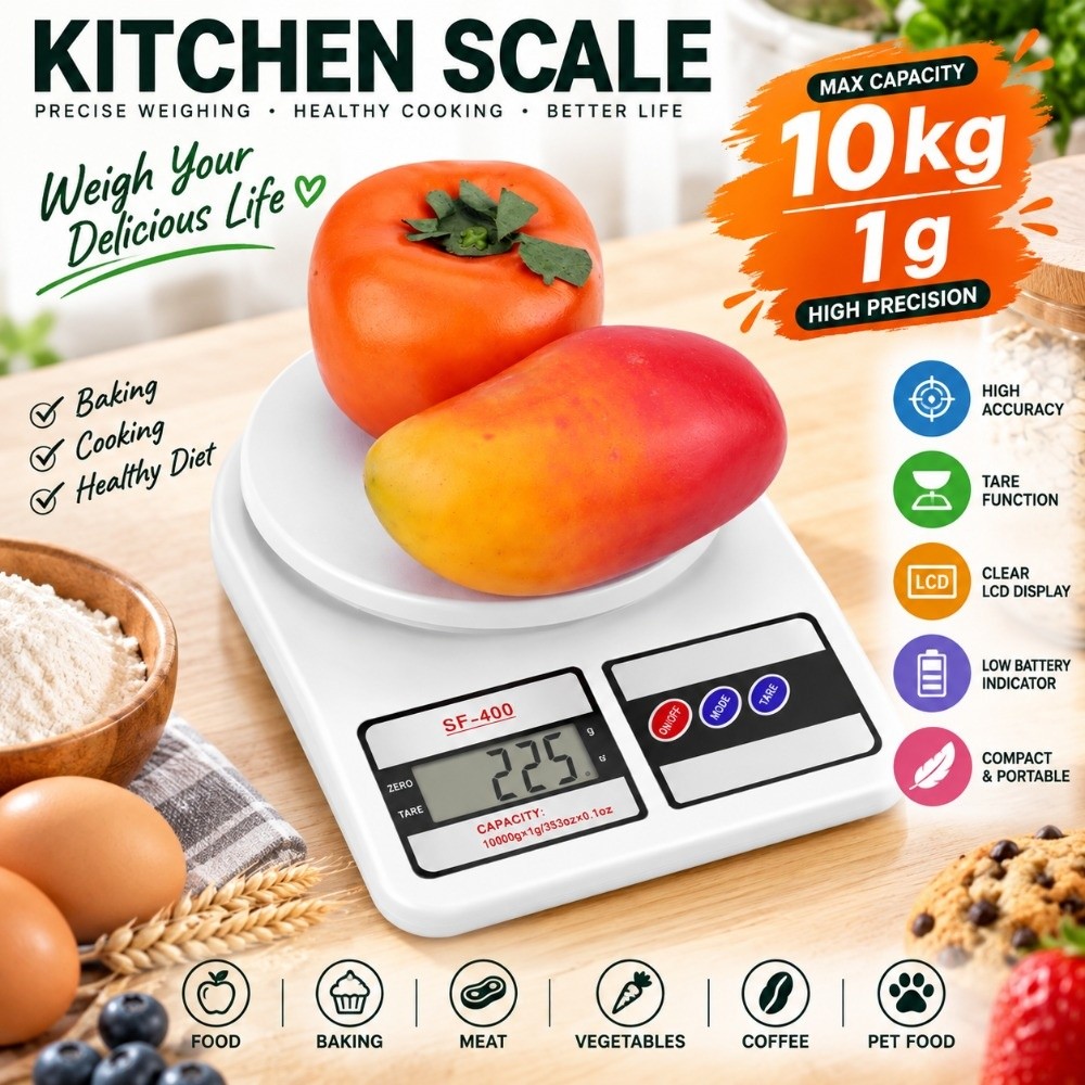 ABS Digital Kitchen Scale Whit - đánh giá và giá Kitchen Baking Unit
