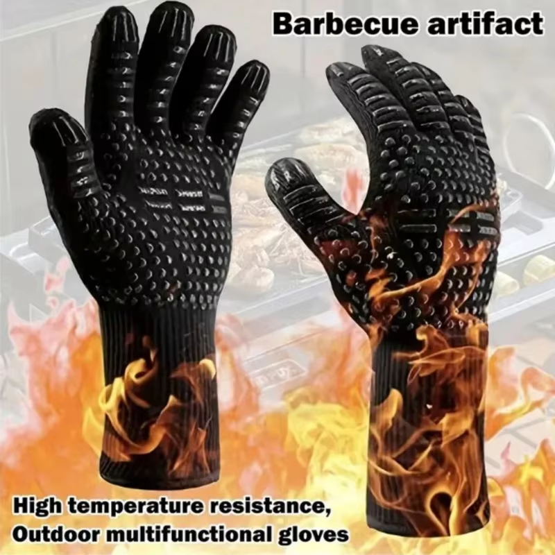 One Piece BBQ Gloves High Temp - đánh giá và giá Kitchen Baking Gloves