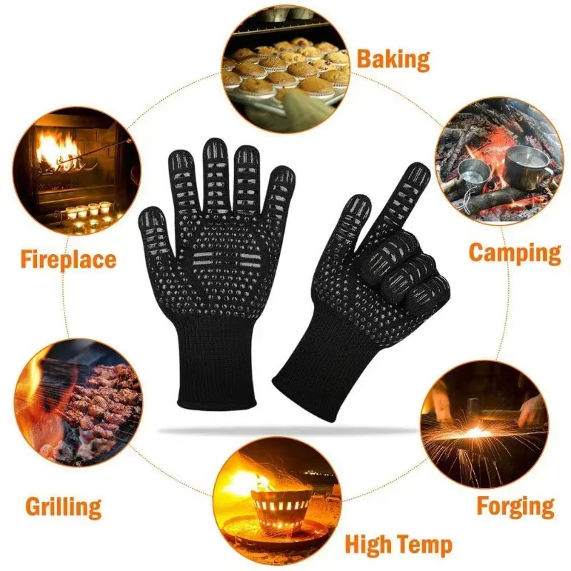 One Piece BBQ Gloves High Temp - đánh giá và giá Kitchen Baking Gloves