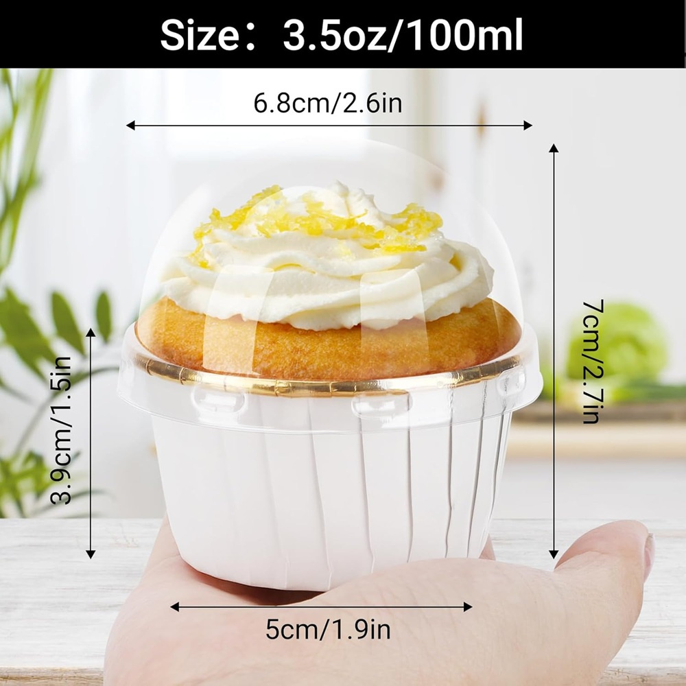 50 pcs Muffins Cup Paper Cupca - đánh giá và giá Kitchen And Baking Tools