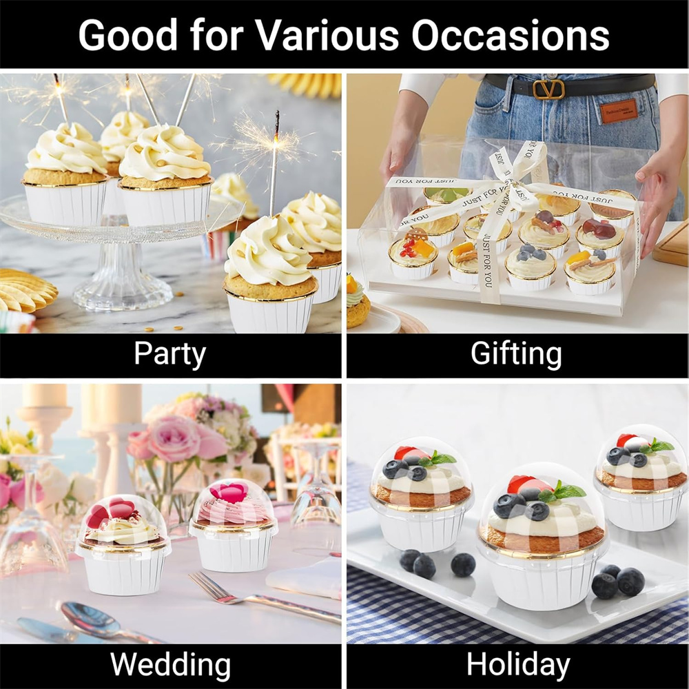 50 pcs Muffins Cup Paper Cupca - đánh giá và giá Kitchen And Baking Tools