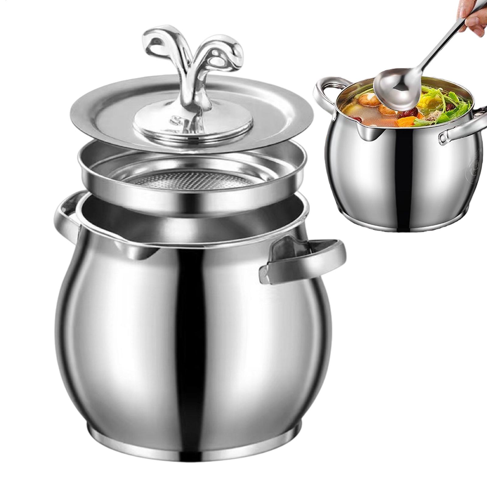 Grease Container Stainless Ste - đánh giá và giá Kitchen Baking Canisters