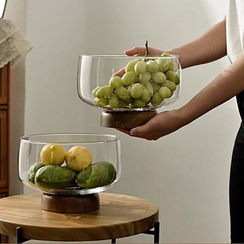 European Transparent Glass Woo - đánh giá và giá Cake Board Round
