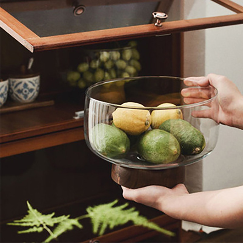 European Transparent Glass Woo - đánh giá và giá Cake Board Round