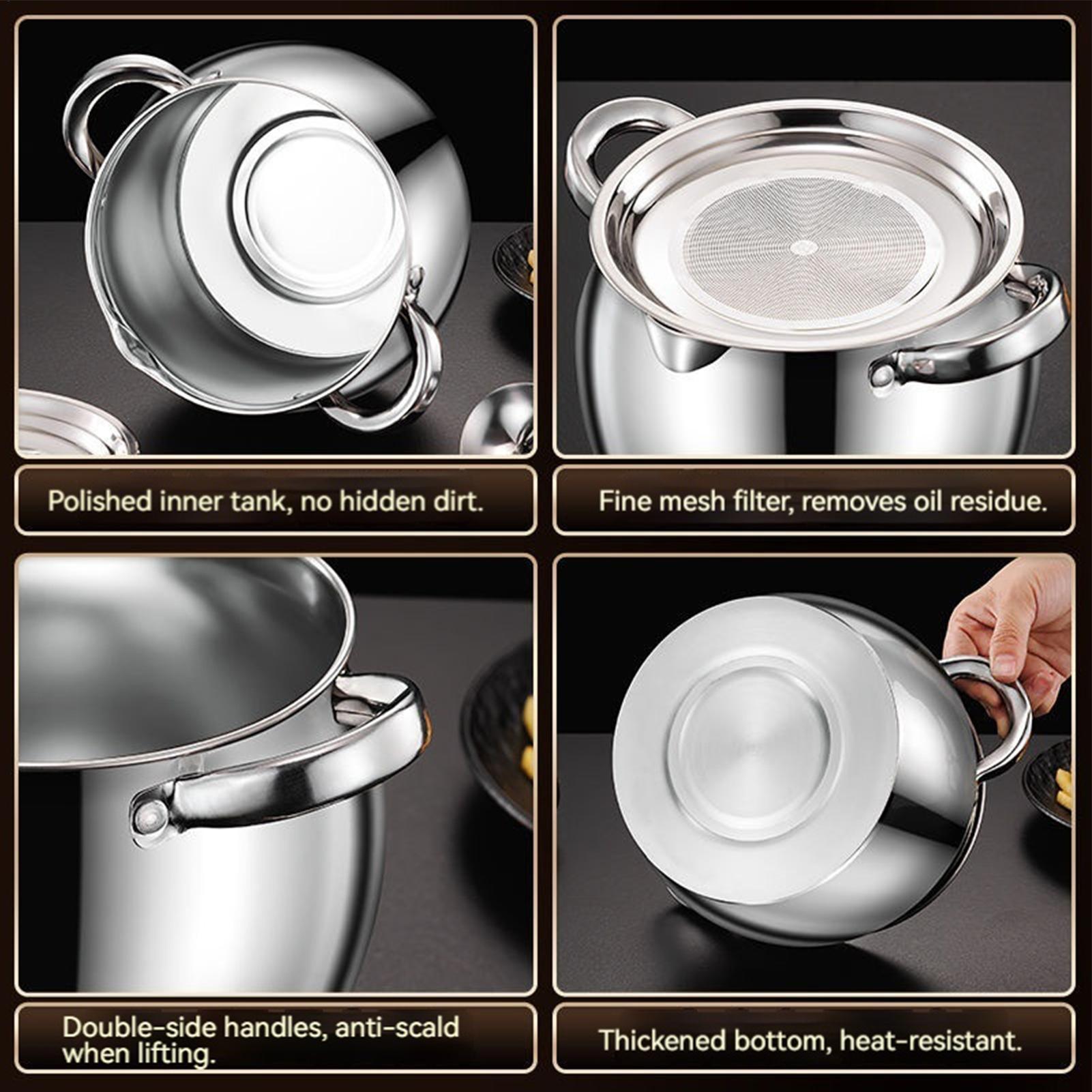 Stainless Steel Bacon Grease S - đánh giá và giá Kitchen Baking Canisters