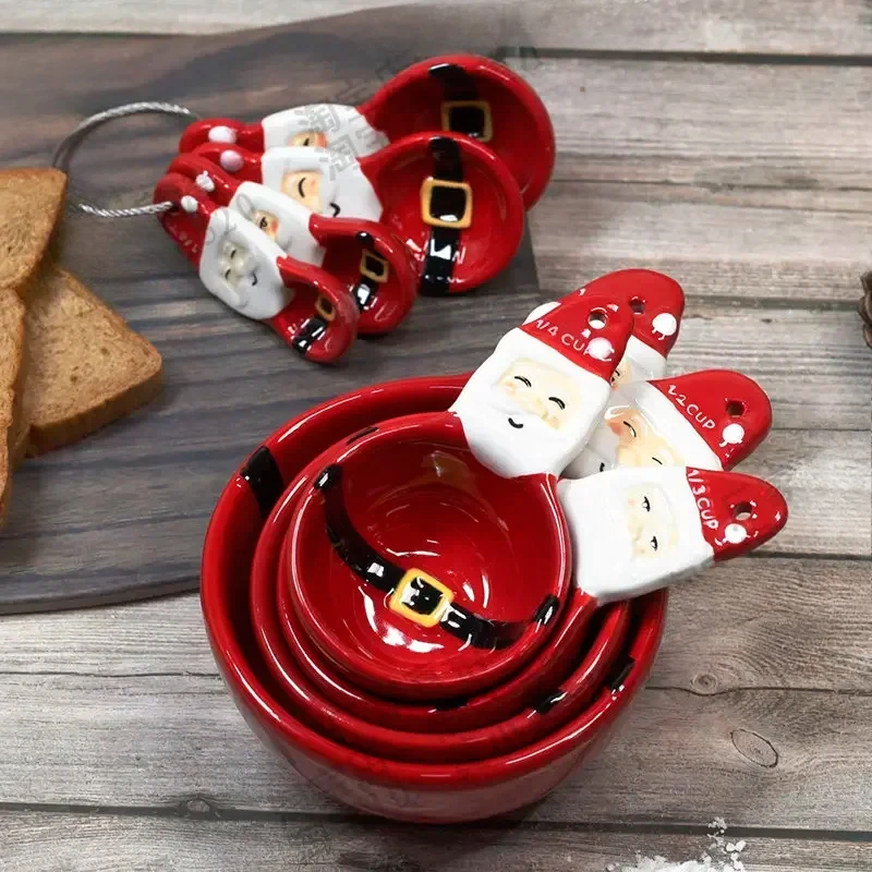 4pcs Christmas Measuring Spoon - đánh giá và giá Kitchen Baking Kit