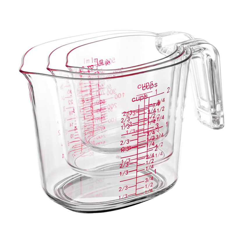 1Cup, 2Cup, 4Cup Transparent N - đánh giá và giá Kitchen Baking Kit