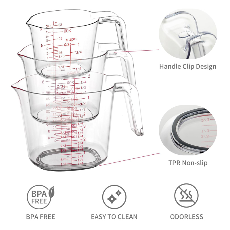 1Cup, 2Cup, 4Cup Transparent N - đánh giá và giá Kitchen Baking Kit
