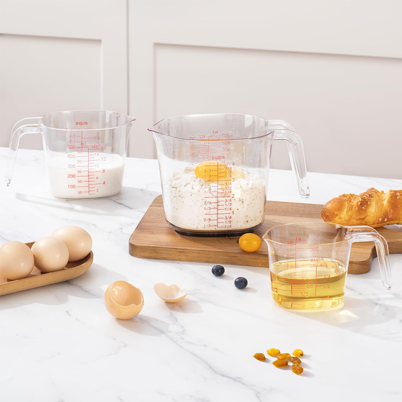 1Cup, 2Cup, 4Cup Transparent N - đánh giá và giá Kitchen Baking Kit
