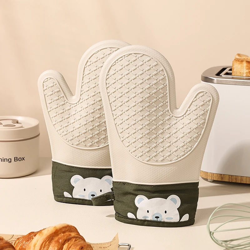 Silicone Heat Insulation Glove - đánh giá và giá Kitchen Baking Gloves