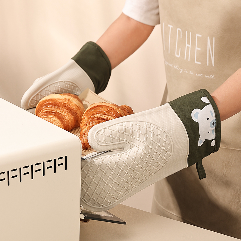 Silicone Heat Insulation Glove - đánh giá và giá Kitchen Baking Gloves