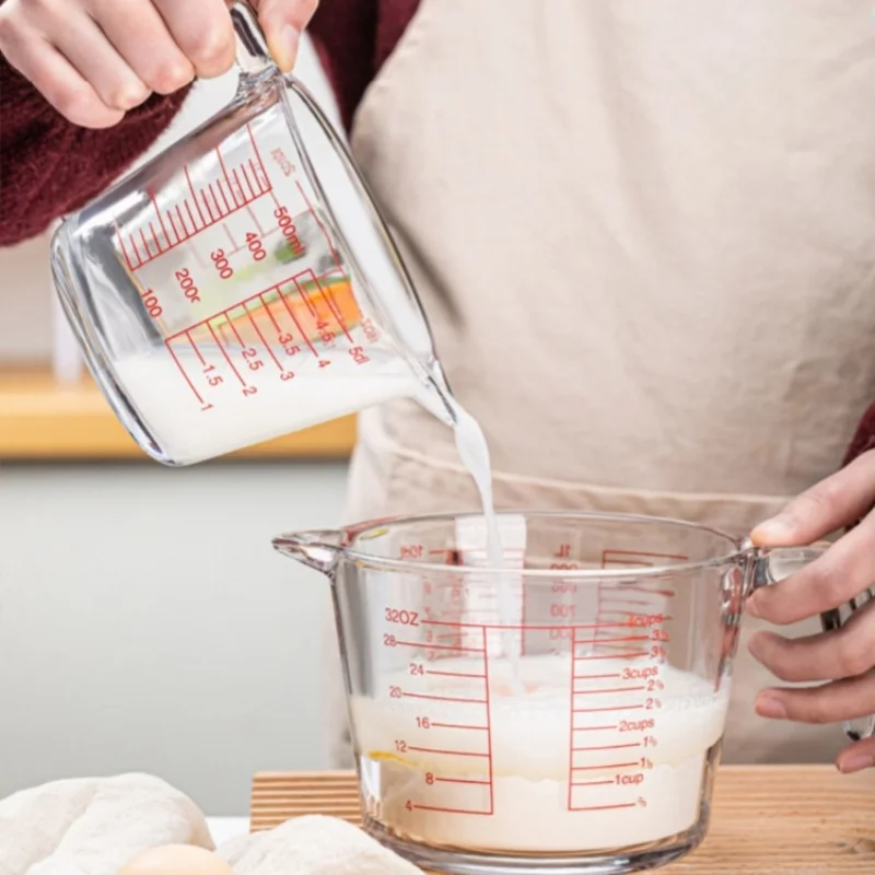 2/4 Cup Glass Measuring Cup Fo - đánh giá và giá Kitchen Baking Essentials