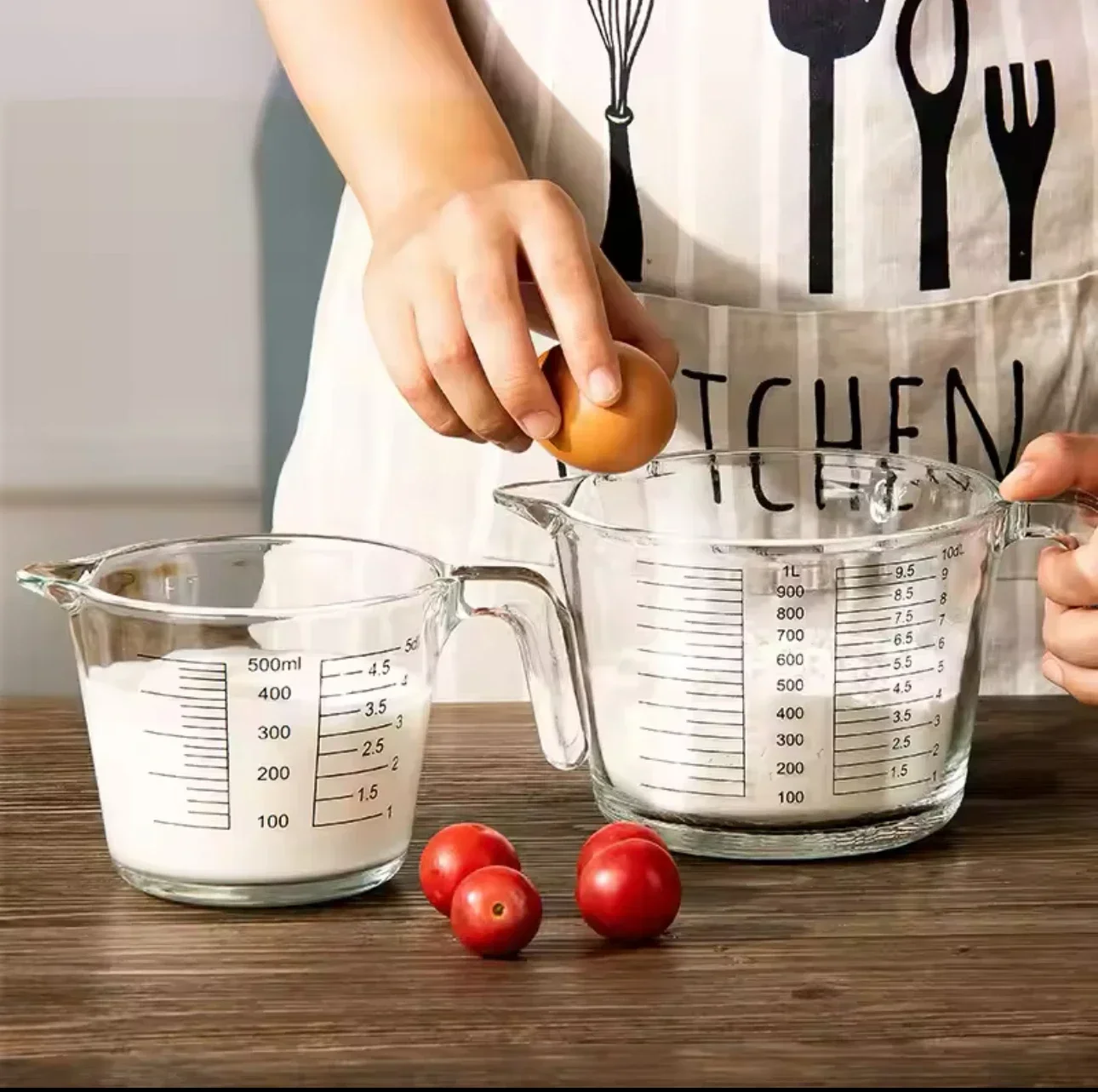 2/4 Cup Glass Measuring Cup Fo - đánh giá và giá Kitchen Baking Essentials