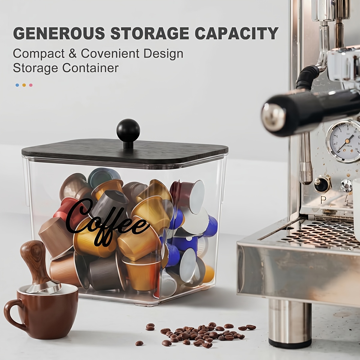 Coffee Pod Holder with Lids Pl - đánh giá và giá Kitchen Baking Tins