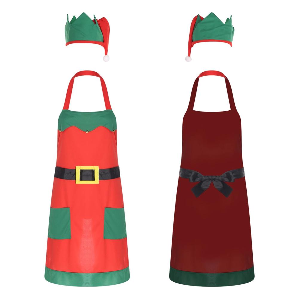 Christma Elf Kitchen Apron Set - đánh giá và giá Kitchen Baking Unit