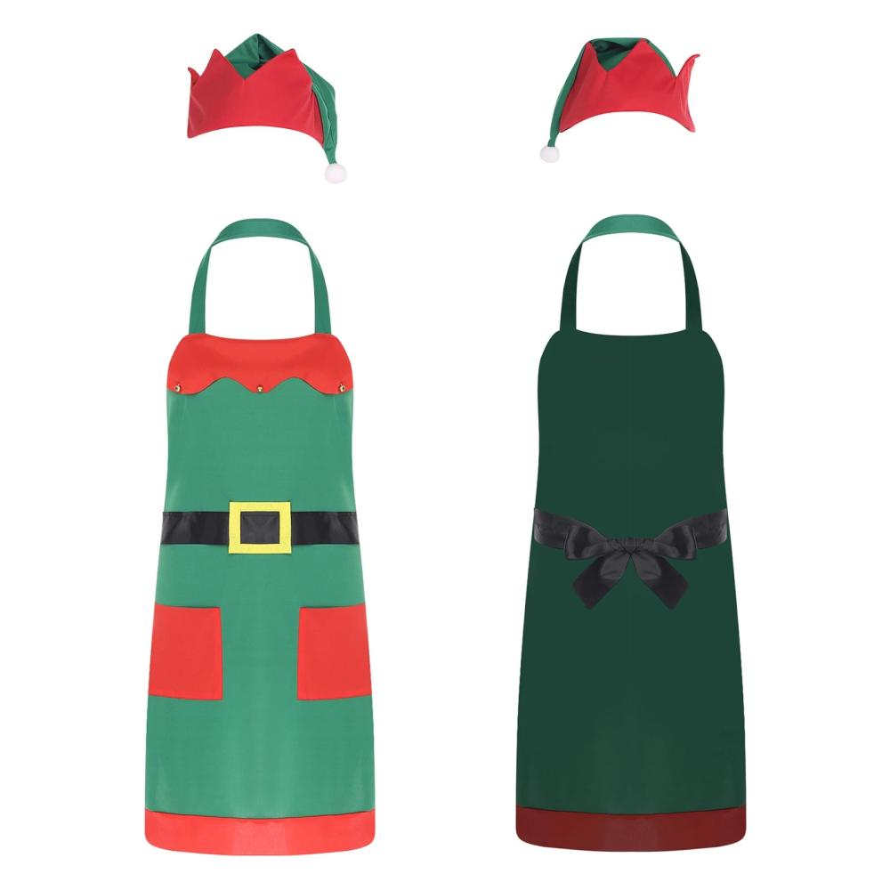 Christma Elf Kitchen Apron Set - đánh giá và giá Kitchen Baking Unit