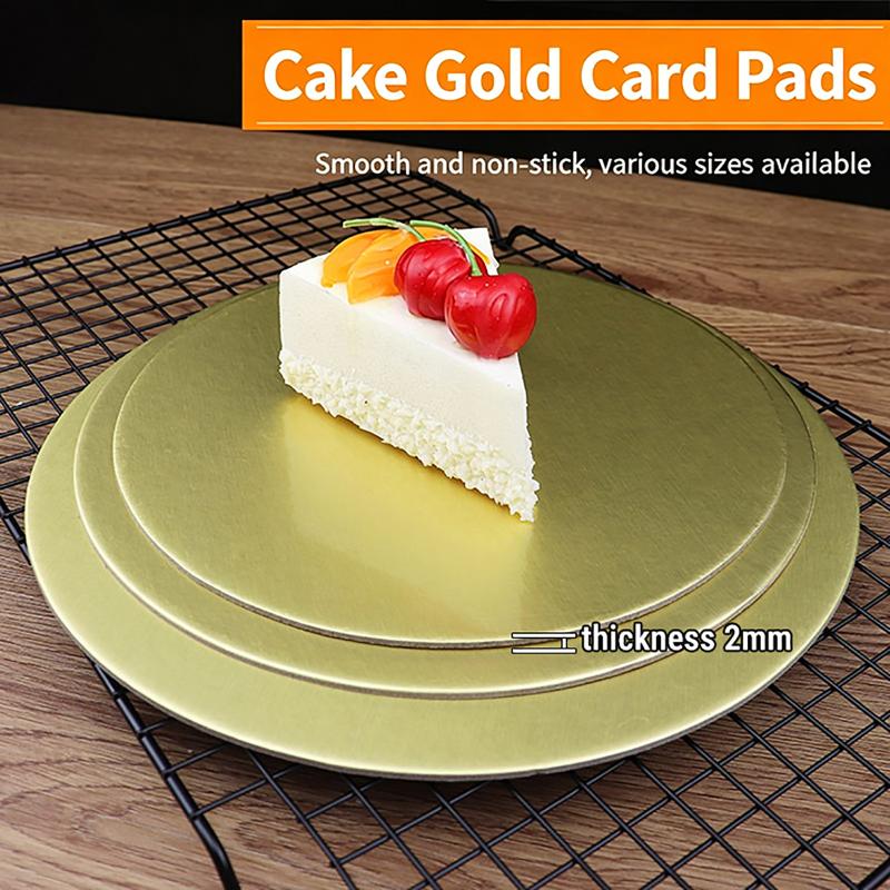 Cake Boards 10pcs Round Golden - đánh giá và giá Cake Board Round