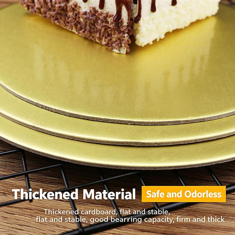 Cake Boards 10pcs Round Golden - đánh giá và giá Cake Board Round