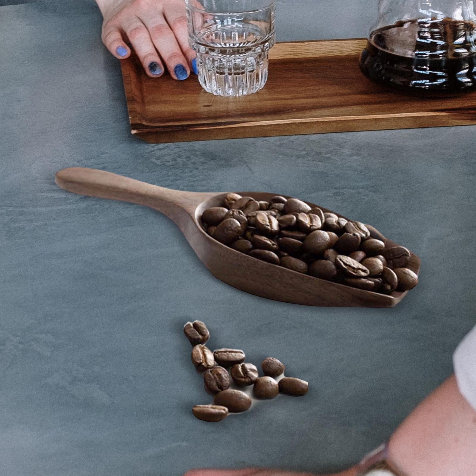 Solid Wood Coffee Measuring Sp - đánh giá và giá Kitchen Baking Canisters