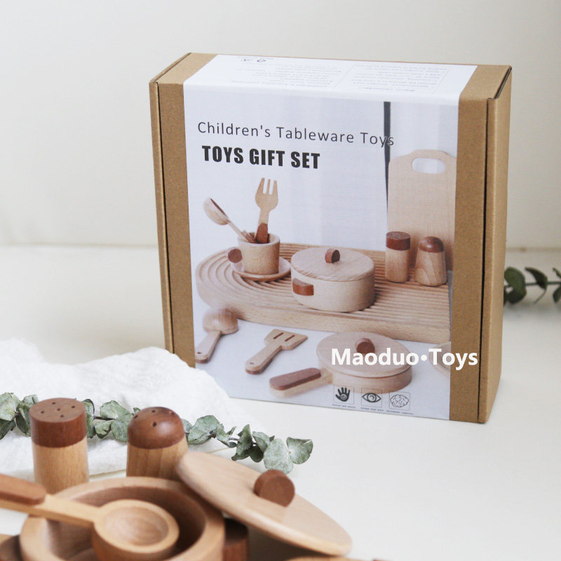 Maoduo Toys Beech Wooden Kids  - đánh giá và giá Kitchen Baking Kit