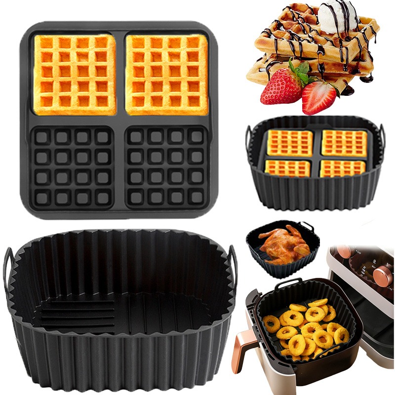 Baking Kit - Square Air Fryer  - đánh giá và giá Kitchen Baking Kit