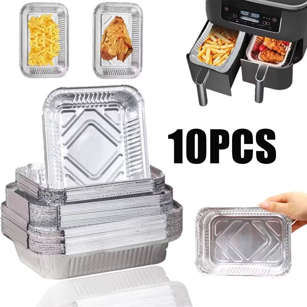 10PCS Disposable Aluminum Foil - đánh giá và giá Kitchen Baking Tray Storage