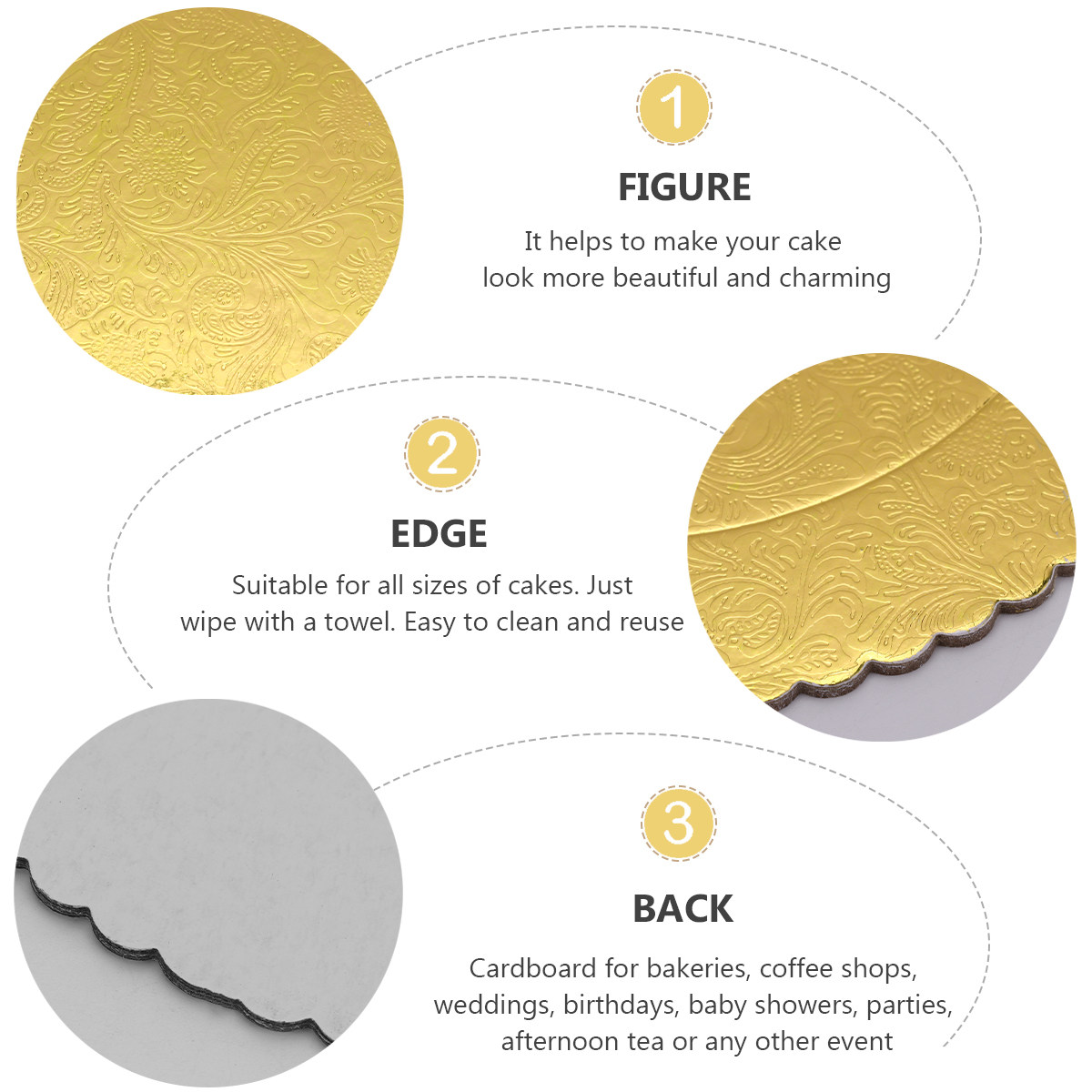 10Pcs Round Food Grade Paper C - đánh giá và giá Cake Board Round