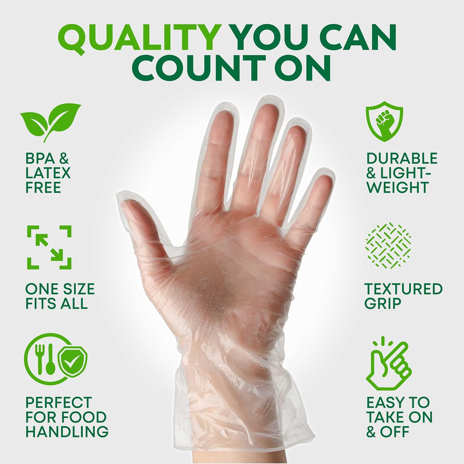 Keppi 600 Pack Disposable Food - đánh giá và giá Kitchen Baking Gloves