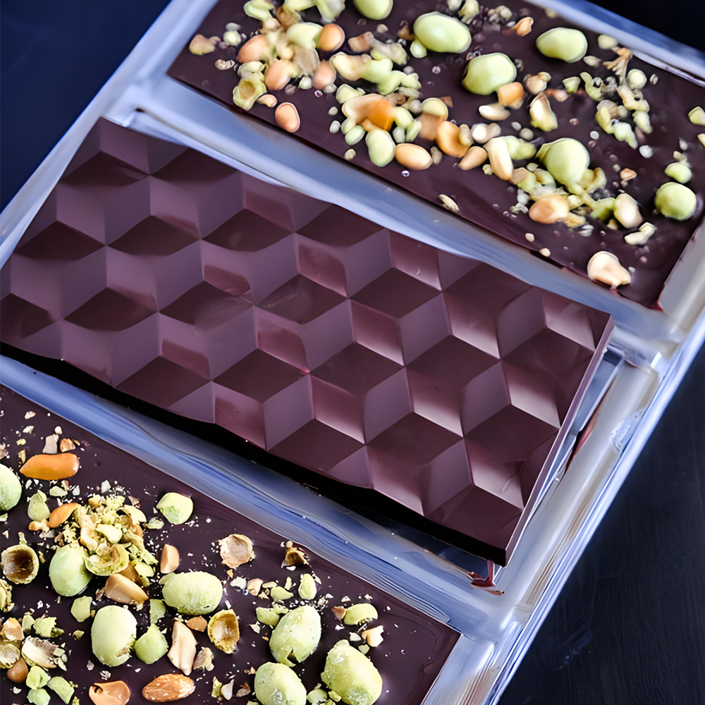 Hard Rhombus Grid Prism Chocol - đánh giá và giá Kitchen And Baking Tools