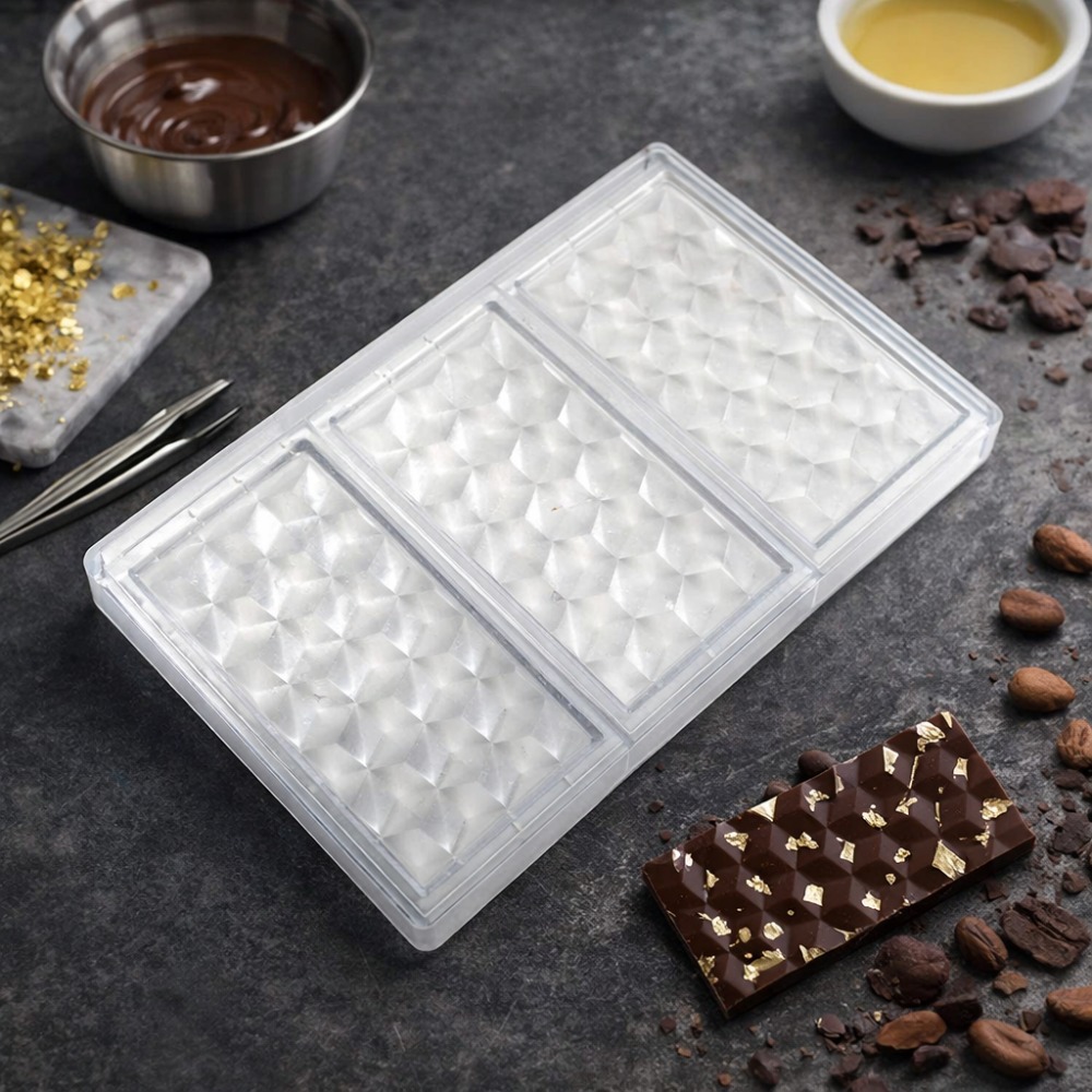 Hard Rhombus Grid Prism Chocol - đánh giá và giá Kitchen And Baking Tools