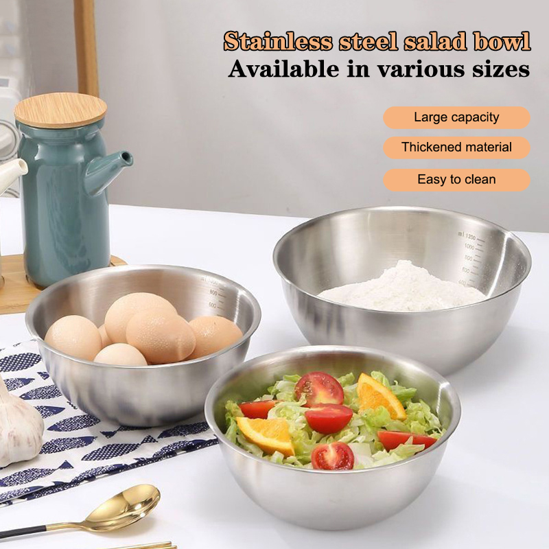 1PC Stainless Steel Bowl Set W - đánh giá và giá Kitchen Baking Essentials