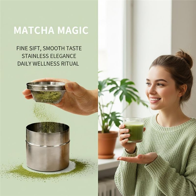 AB66-Stainless Steel Matcha Po - đánh giá và giá Kitchen Baking Canisters