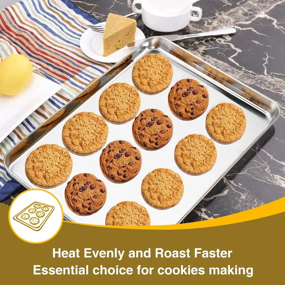 Stainless Steel Baking Sheet w - đánh giá và giá Kitchen Baking Tray Rack