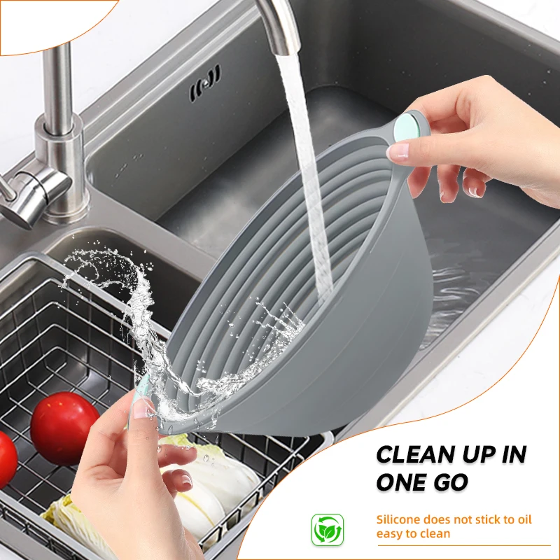 1PC Silicone Foldable Banneton - đánh giá và giá Kitchen And Baking Tools